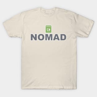 Nomad World Traveler Jetsetter Expat Freelancer T-Shirt